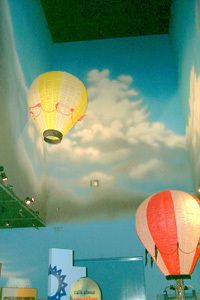 hot air balloons